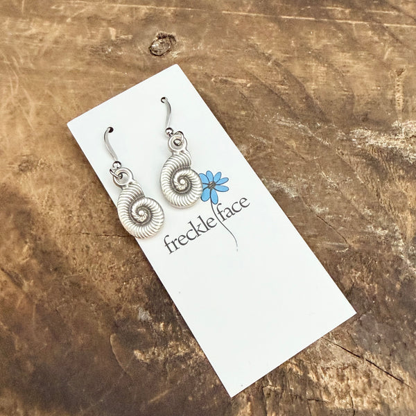 Ocean Spiral Earrings