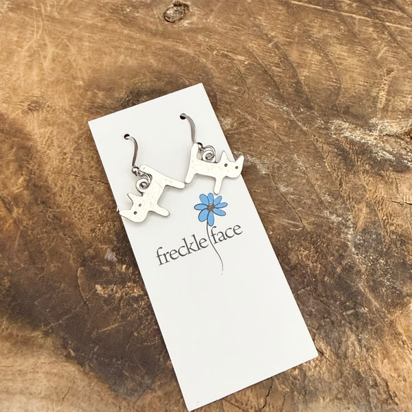 Curious Cat Earrings