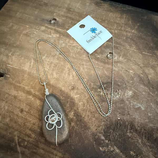 Retro Flower Wrap Necklace
