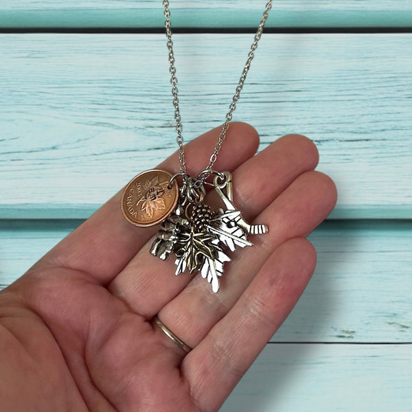 I AM CANADIAN Penny Necklace