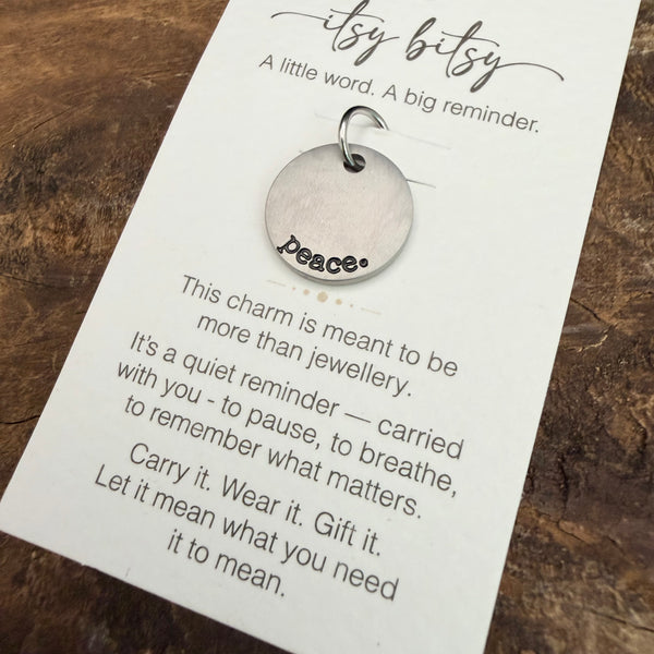 Peace Word Charm