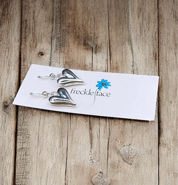 Bubble Heart Earrings