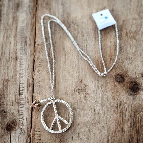 Peace & Love Necklace