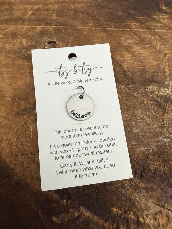 Believe Word Charm