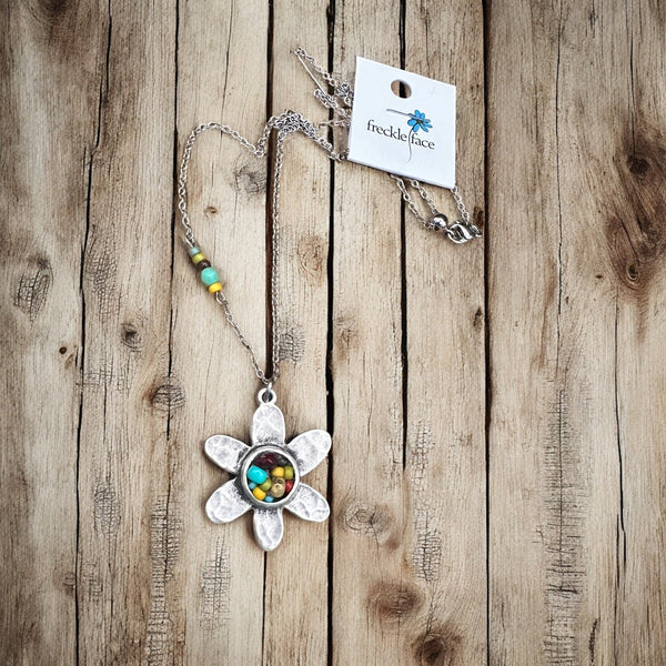 OOAK Mosaic Adjustable Necklace - M3616