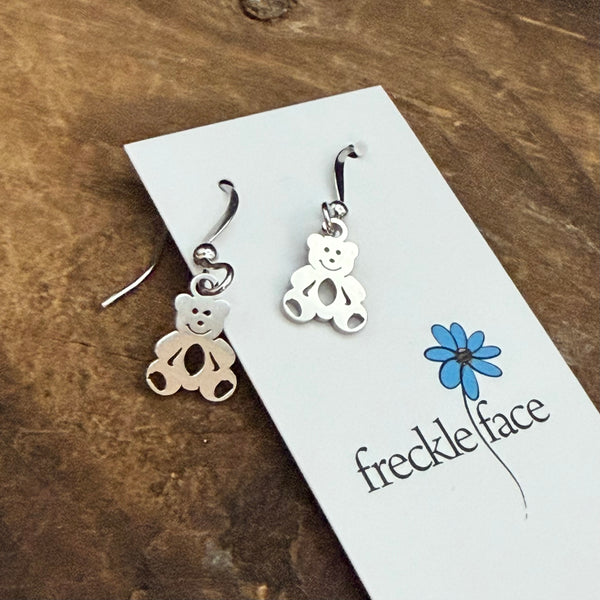 Tiny Teddy Bear Earrings