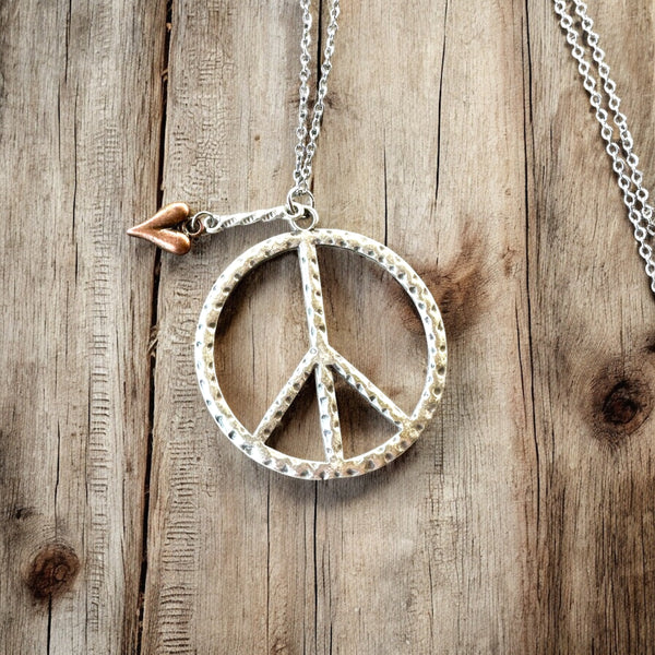 Peace & Love Necklace