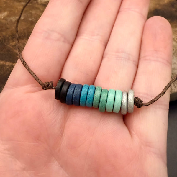 Boho Ember Ceramic Bead Necklace