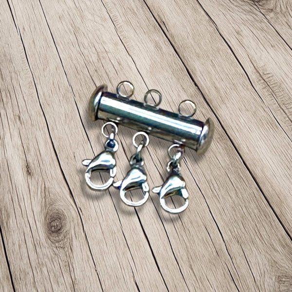 Magnetic Layering Clasp – Stainless Steel Multi-Strand Necklace Connector