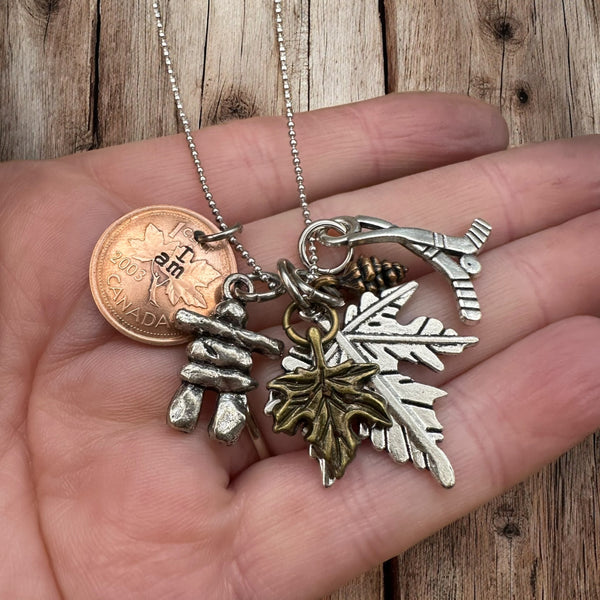 I AM CANADIAN Penny Necklace