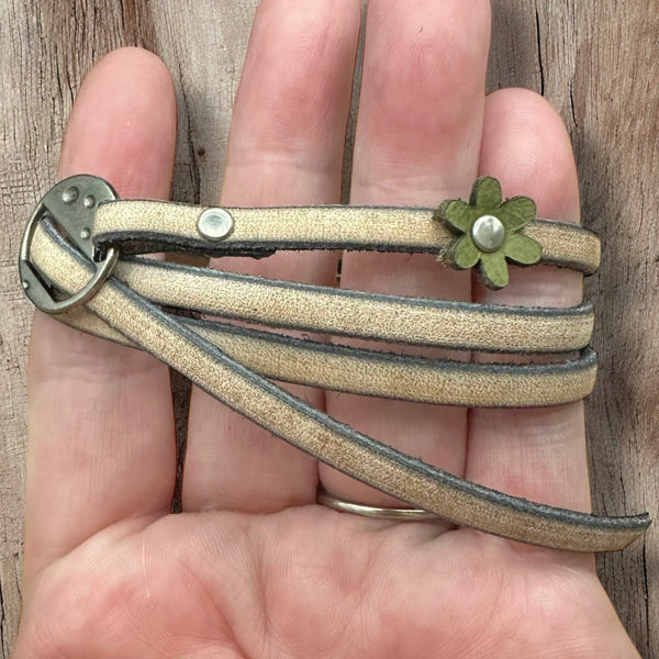 Leather Wrap Bracelets - Boho Style, Unisex Fit, Floral Detail, One Size Adjustable
