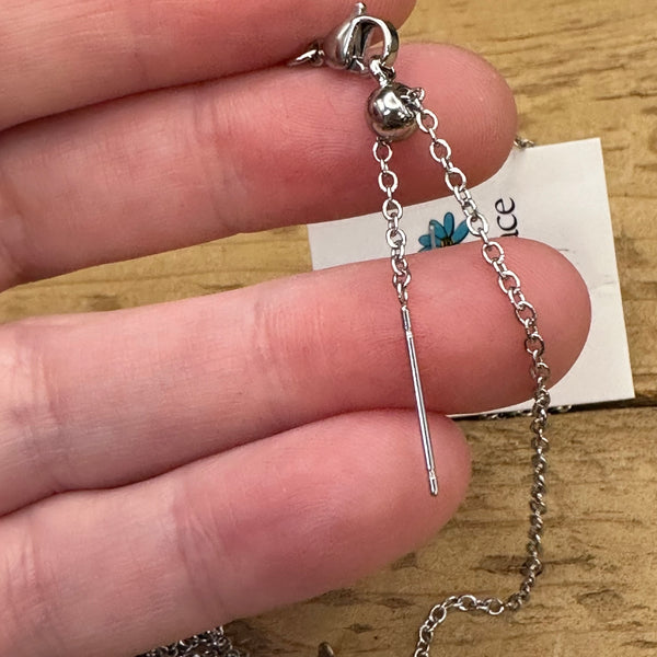 OOAK Mosaic Adjustable Necklace - M3628