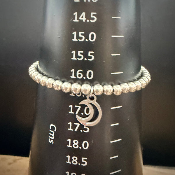 Luna Glow Crescent Moon Stretch Bracelet