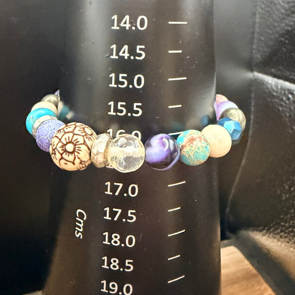 Boho Soul Stretch Bracelet – Colorful Gemstone Beaded Bracelet