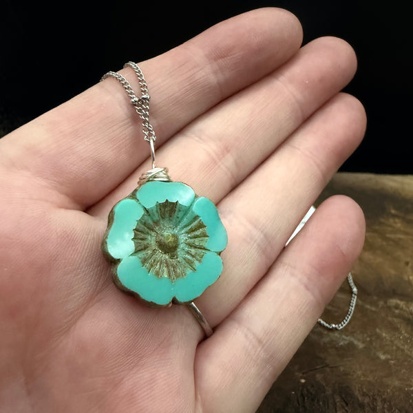 Retro Heart Wrap Necklace