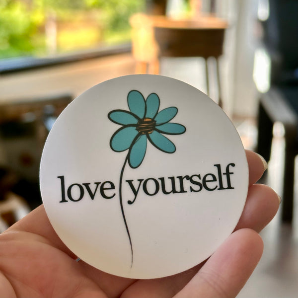 Love Yourself Vinyl Sticker