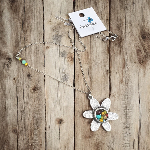 OOAK Mosaic Adjustable Necklace - M3616