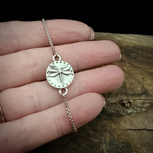 Adjustable Bracelet - Dragonfly