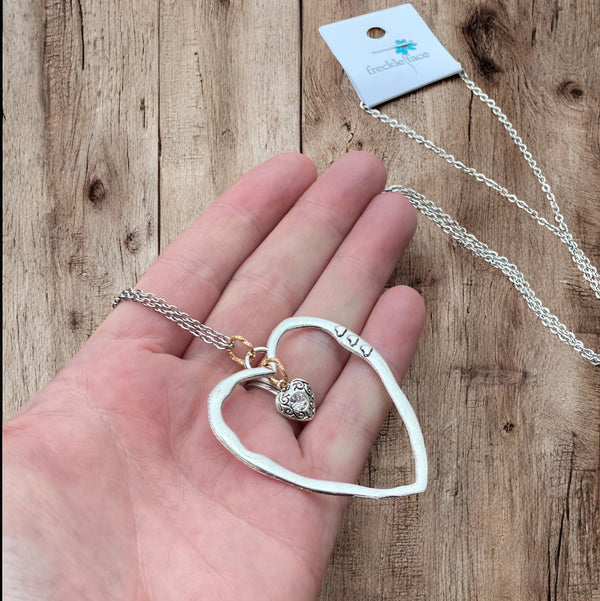 Heart Bling Necklace