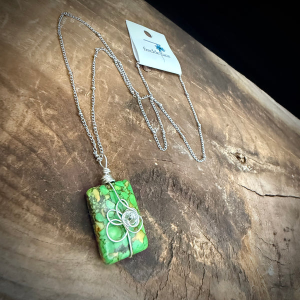 Retro Flower Wrap Necklace