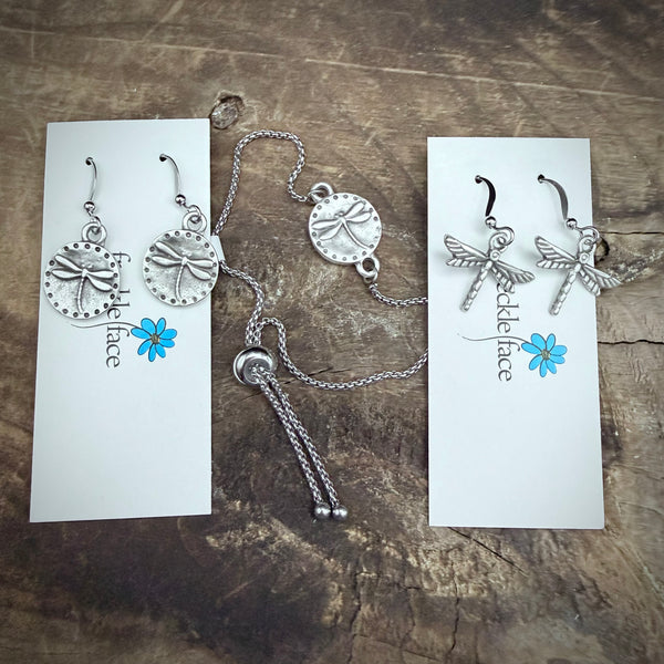 Adjustable Bracelet - Dragonfly