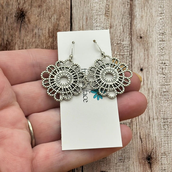 Lace Textured Earrings