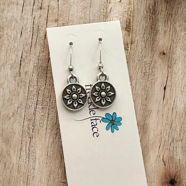 Antique Pretty Petal Earrings