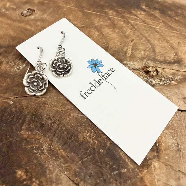 Vintage Rose Earrings