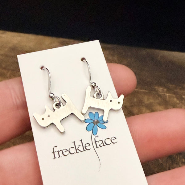 Curious Cat Earrings