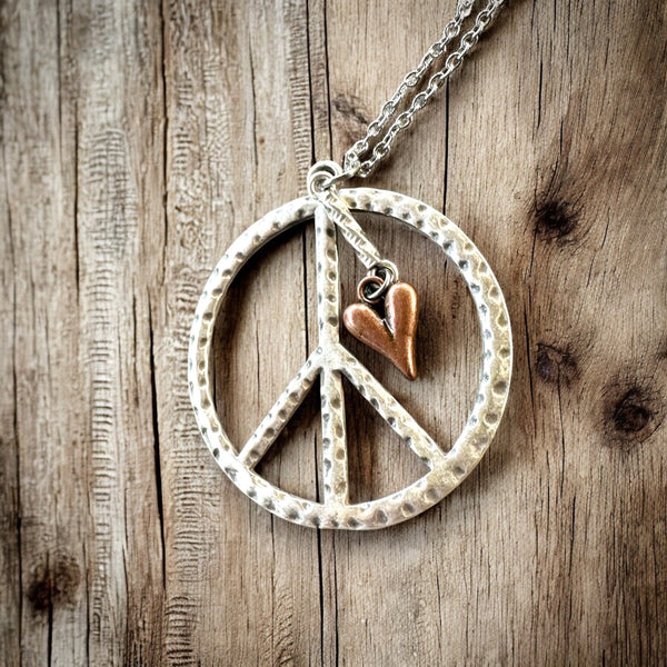 Peace & Love Necklace