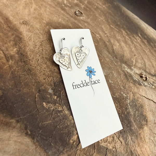 Whimsical Heart Earrings