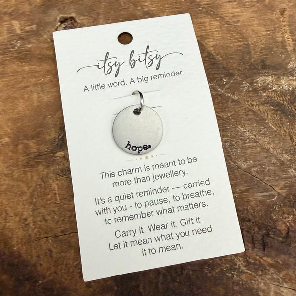 Hope Word Charm