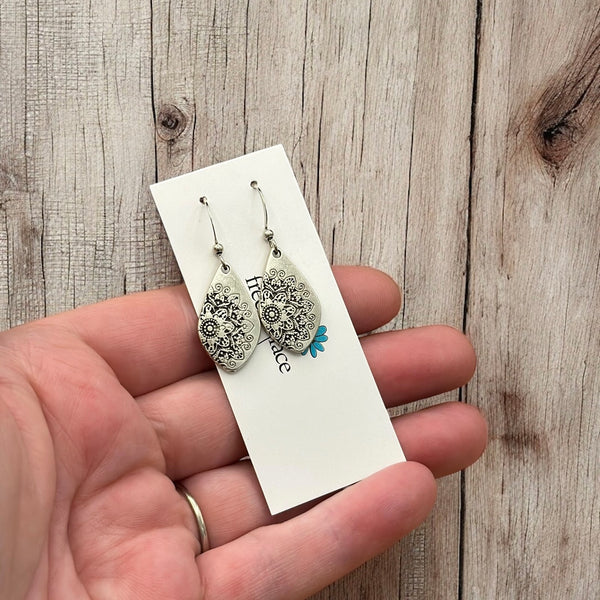 Mandala Hook Earrings