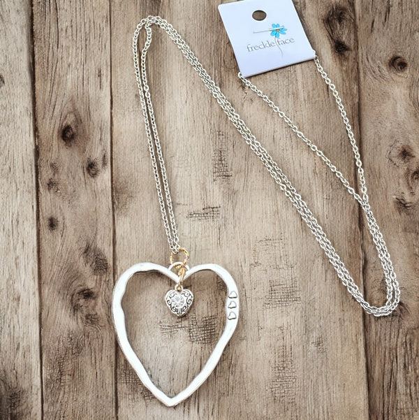Heart Bling Necklace