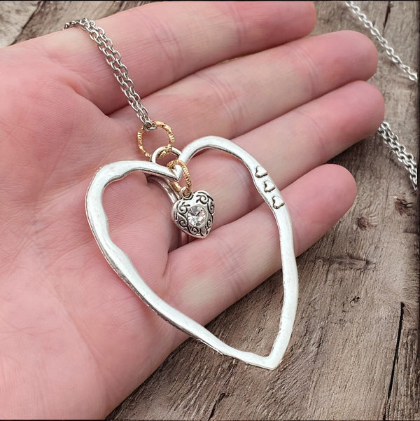 Heart Bling Necklace