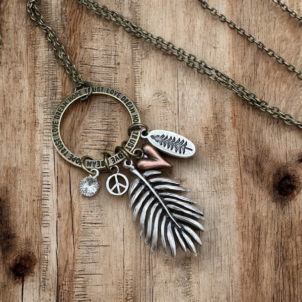 Nature Lovers Long Charm Necklace