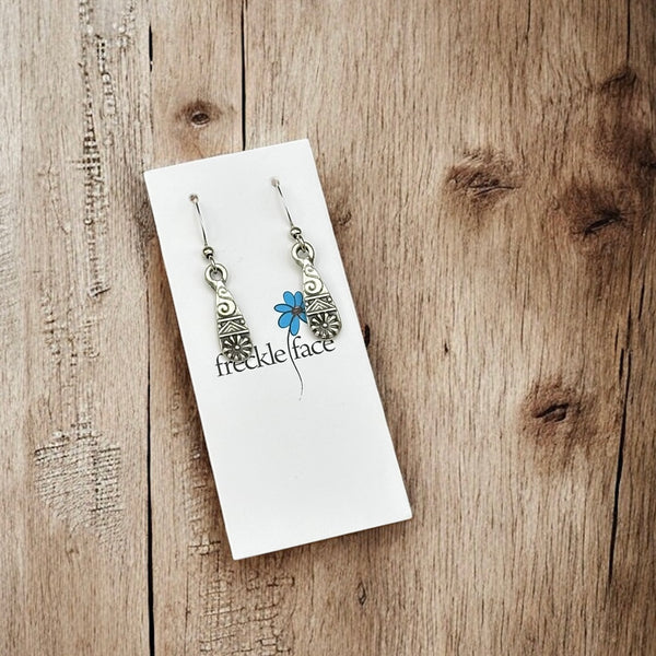 Detailed Drop Earrings