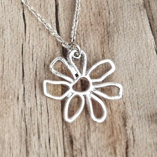 Daisy Flower Adjustable Necklace