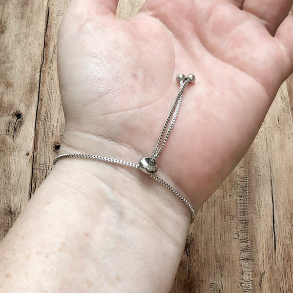 Live Love Rescue - Adjustable Bracelet - Stainless Steel - Pet Lover Gift