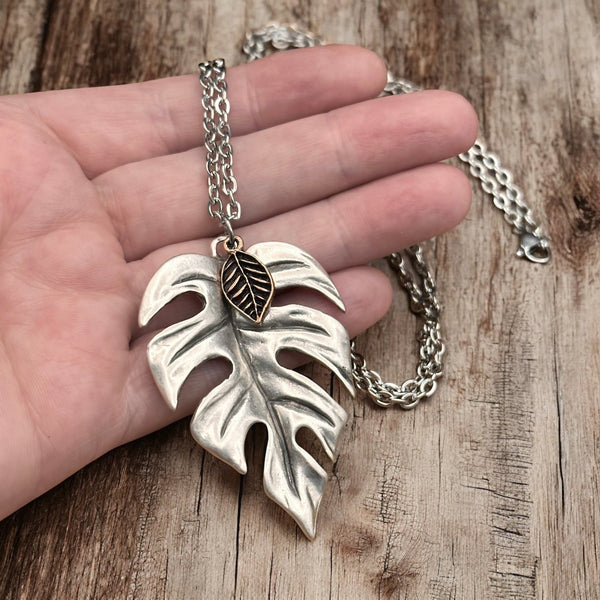 Palm Leaf Necklace