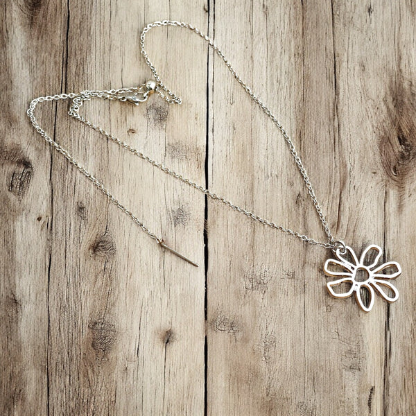 Daisy Flower Adjustable Necklace