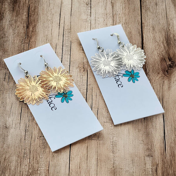 Lightweight Flower Burst Earrings