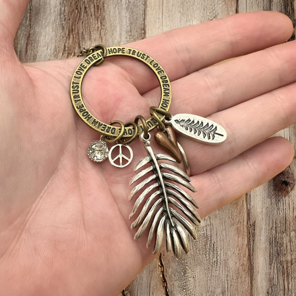 Nature Lovers Long Charm Necklace