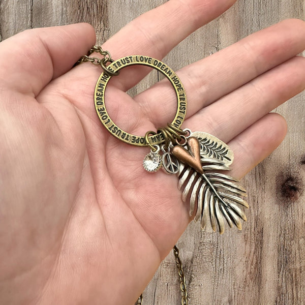 Nature Lovers Long Charm Necklace