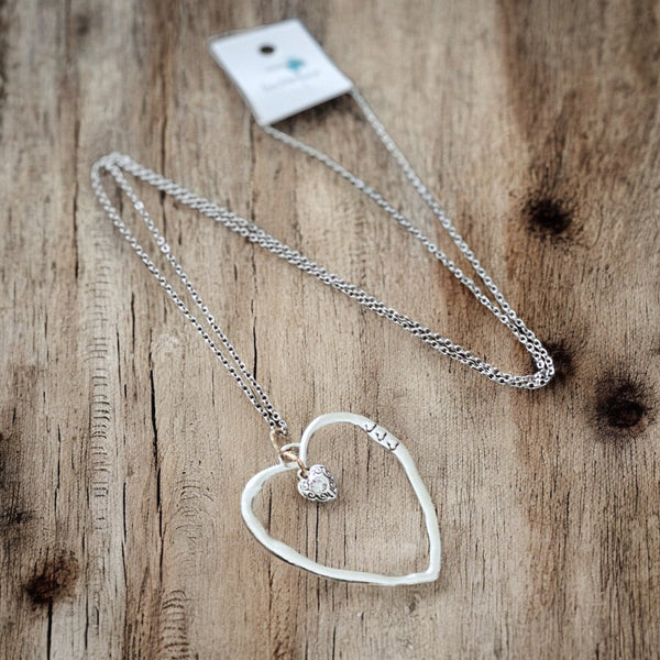 Heart Bling Necklace
