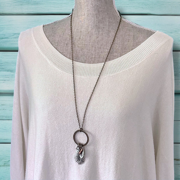 Nature Lovers Long Charm Necklace