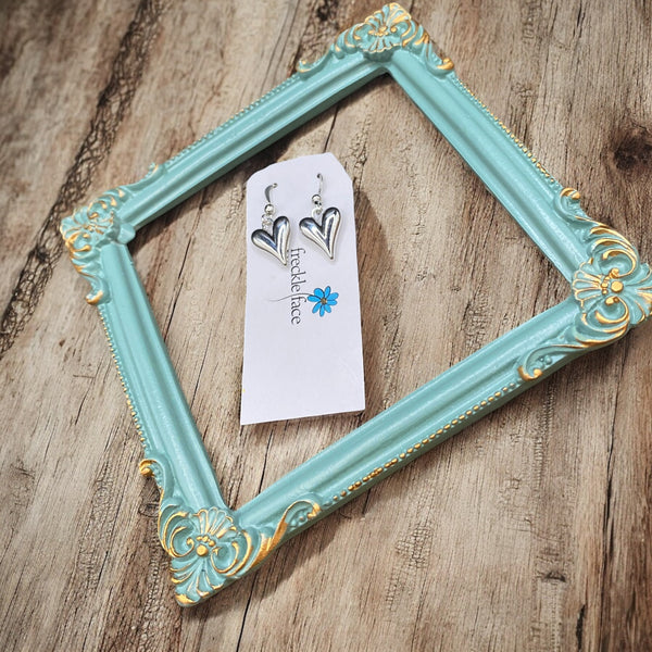 Bubble Heart Earrings