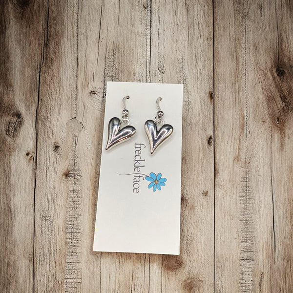 Bubble Heart Earrings