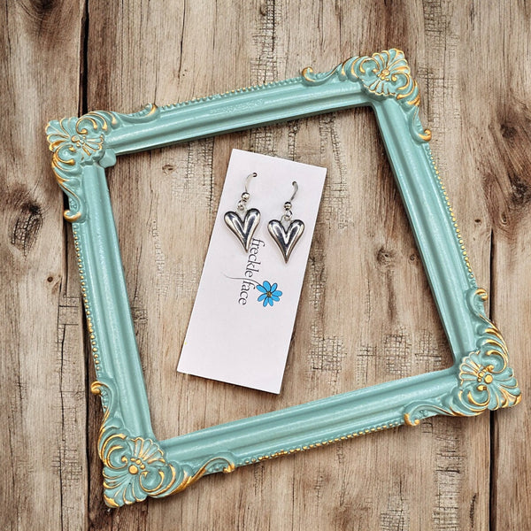 Bubble Heart Earrings