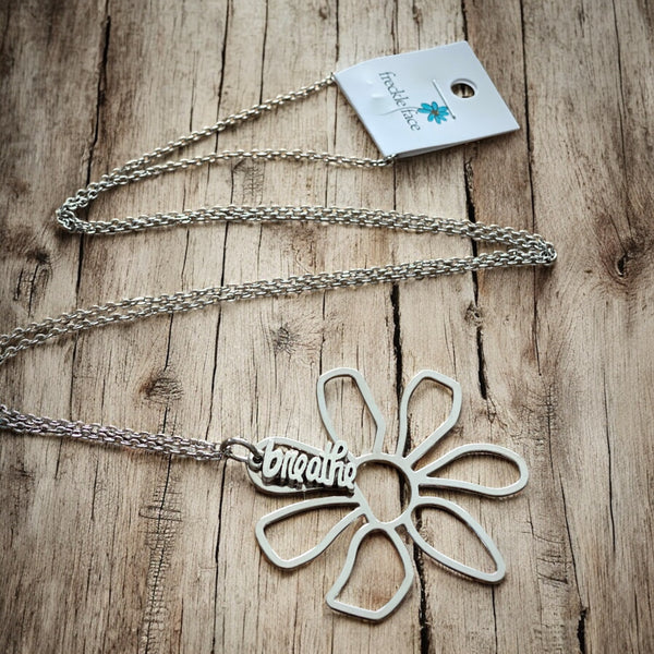Breathe Flower Necklace